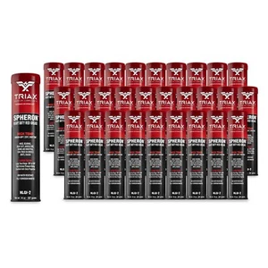 TRIAX Spheron HT-2 Grease, Red Wheel Bearing, 14 Oz Cartridge (30 Tube Pack) - Picture 1 of 8
