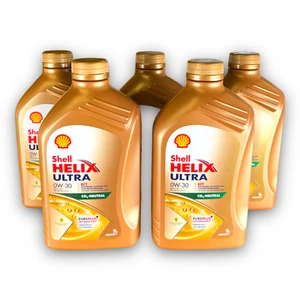 5x1 Liter Shell Helix Ultra ECT 0W-30 C2/C3 0W30 Motoröl VW 507.00 MB 229.52  - Bild 1 von 1