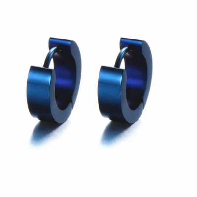 Pendientes de aro de cartílago pequeños de 2 piezas para mujeres y hombres Pendientes Huggie de acero inoxidable Foto 1 de 4