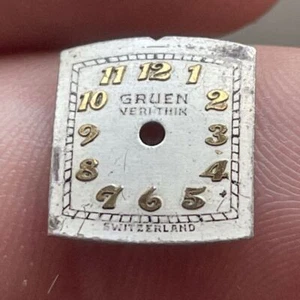 VTG Gruen Watch Co. Veri Thin Swiss Woman’s Watch Face - Picture 1 of 7