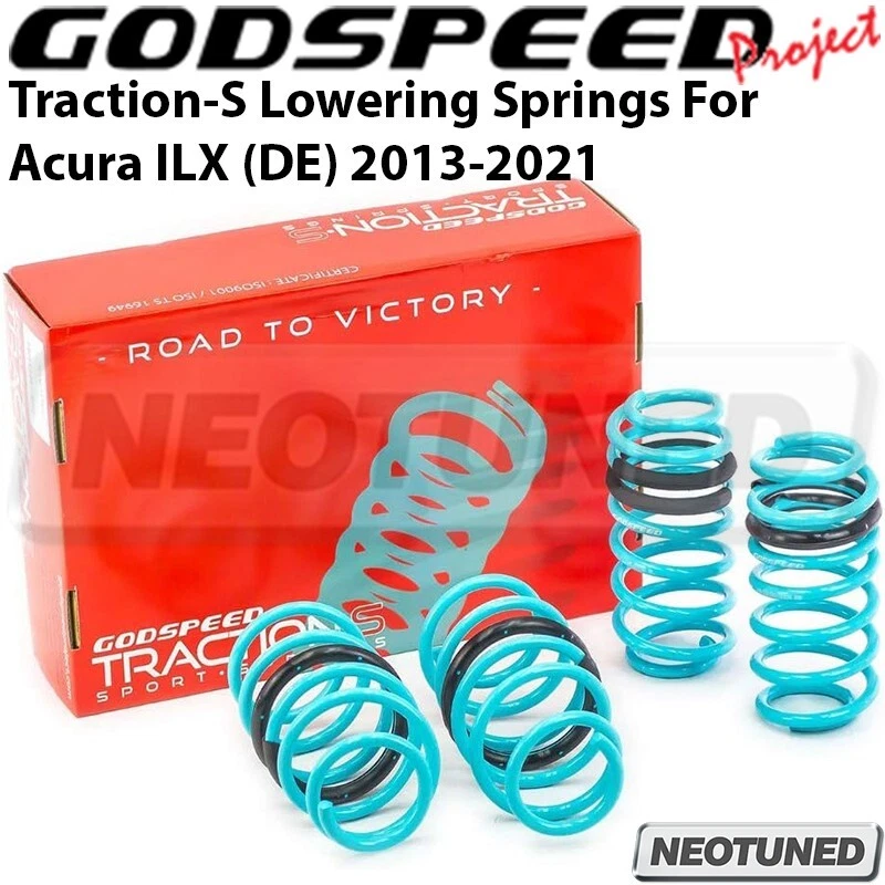 KIT DE RESORTES REDUCTORES DE RENDIMIENTO GODSPEED TRACTION-S™ PARA ACURA ILX (DE) 2013-21 Foto 1 de 4