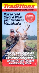 Traditions Vorderladergewehr How to Load Shoot Clean VHS 2004 Neu Versiegelt - Bild 1 von 2