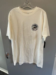 Roark Men’s NWT Forever Exploring White Printed Tee Short Sleeve Size XL - Picture 1 of 8