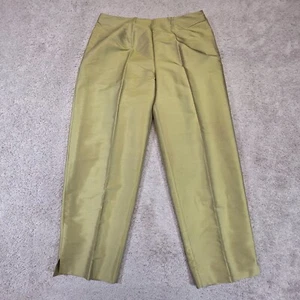 Hillard & Hanson Women’s 100% Silk Pants Size 16 Side Zip NEW - Picture 1 of 10