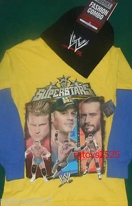 WWE Wrestling Cena t-Shirt 4 5 XS 6 7 S 8 M 10 12 L 14 16 XL 18 20 Child Beanie - Picture 1 of 1
