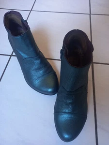 Hochfront Pumps von BRAKO, Schuhe Damen 40, Stiefeletten, petrol-metallic - Bild 1 von 6