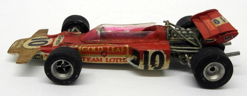 Carro modelo F1 folha de ouro lótus #10 escala 1/43 metal branco 17OCT17V sem marca - Imagem 1 de 4