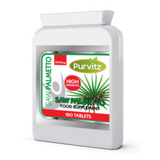 Saw Palmetto Estratto 3000mg Perdita Capelli, Urinario Prostata 180 Compresse UK