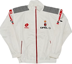 maglia calcio tracktop felpa AC Milan Lotto Roberto Baggio Opel 1997 1998 sweat - Foto 1 di 10