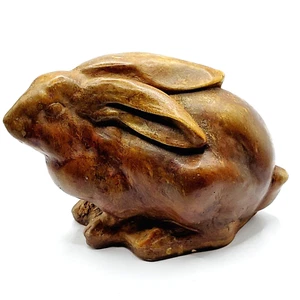 Stoneware Rabbit Anita's Original Repro of the Artist Heavy Hare Bunny Sculpture - Picture 1 of 23