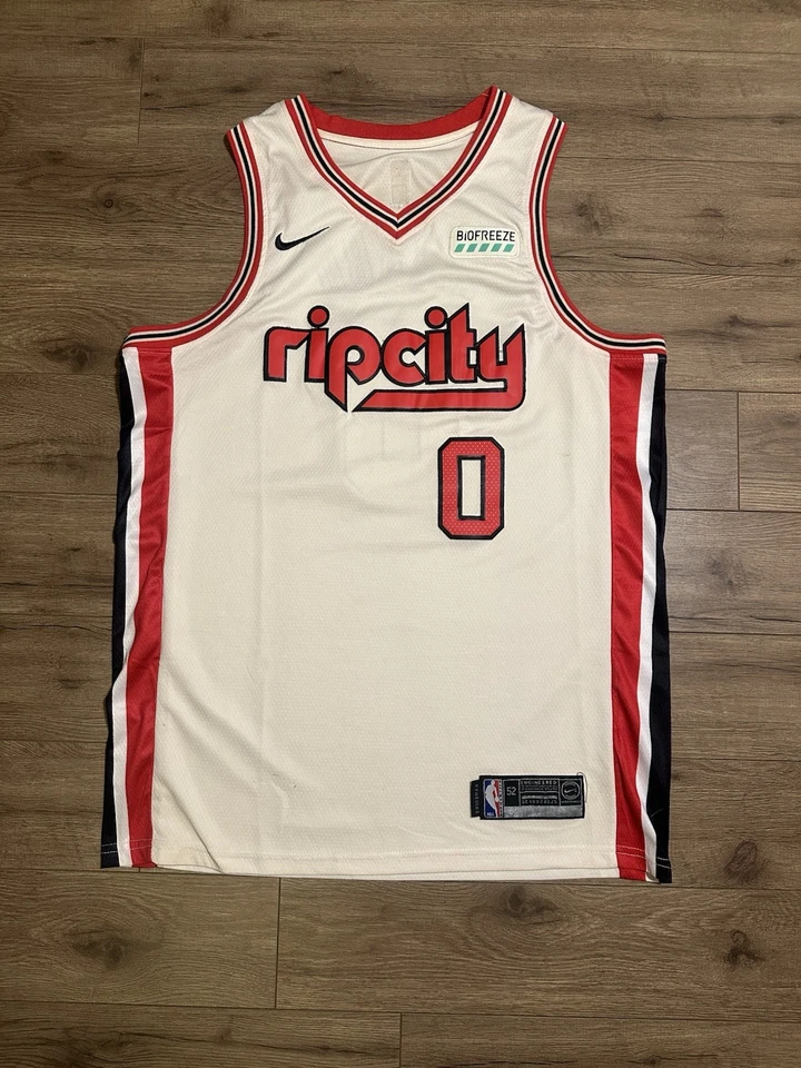 Nike Damian Lillard Portland Trail Blazers “Rip City” Jersey — Size 52 (XL) - Image 1 of 3