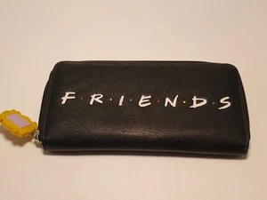 Friends TV-Serie Motto schwarz Kiesel Reißverschluss Geldbörse mit Spiegel Reißverschluss Ziehen Neu ohne Etikett - Bild 1 von 5