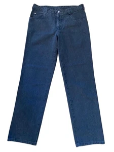 Pantalones de mezclilla Meyer Comfort Diego gris oscuro W33 L32 cremallera mosca para hombre inteligentes causales - Imagen 1 de 9