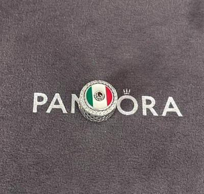 Pandora Mexiko Flagge Charm Flagge Bead Charm Reise Charm Bead Charm - Bild 1 von 4