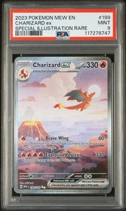 Charizard Ex #199 2023 Pokemon Mew En-151 PSA 9 Special Illustration Rare - Picture 1 of 2