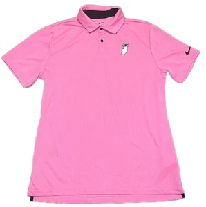 Womens Nike Dri Fit Purdue Boilermakers Golf Polo Shirt Pink Size Medium - Picture 1 of 8