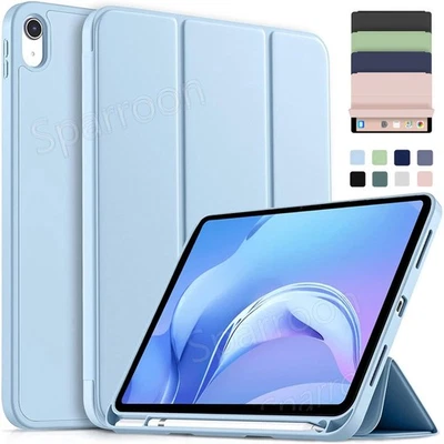 For iPad (A16) 11th/10th/9th/8th/7th/6th/5th Air Pro Mini Smart Stand Case Cover - Image 1 of 4