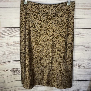 J. Crew Medium Women’s Long Leopard Print Float Pencil Skirt - Picture 1 of 6