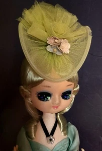 Muñeca Bradley Vintage Cabello Rubio Ojos Grandes Vestido Azul Años 60’s - Imagen 1 de 7