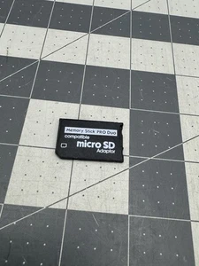 MICRO SD TF TO MEMORY STICK MS PRO DUO PSP CARD ADAPTER CONVERTER - Picture 1 of 2