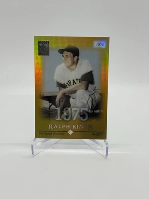 2004 Topps Tribute Hall of Fame #16 RALPH KINER Gold /75 - Image 1 of 2