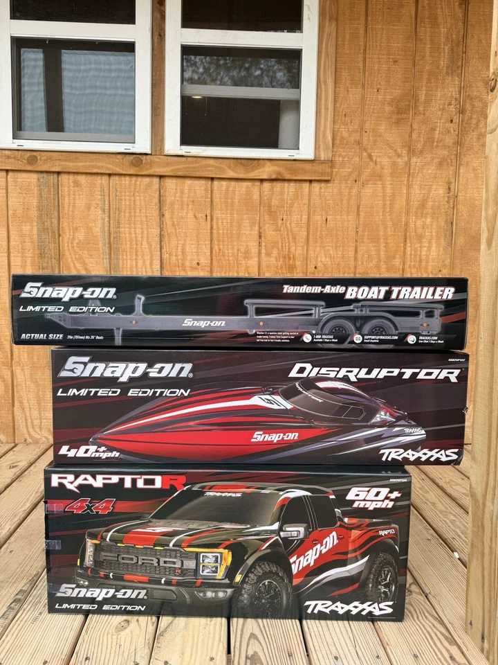 Traxxas Snap-On Lote Raptor, Disturber y Remolque Edición Limitada Foto 1 de 4