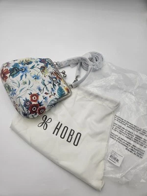 NWT HOBO Alba Crossbody Botanic Print Leather RP $178 Kiss Lock Frame - Image 1 of 4