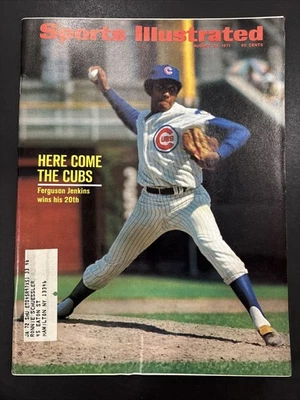 Sports Illustrated August 30 1971 Ferguson Jenkins Chicago Cubs - Image 1 of 2