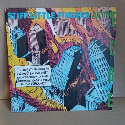 STIFF LITTLE FINGERS - AT THE EDGE/RUNNING BEAR/WHITE CHRISTMAS 1980 VG+ Foto 1 de 4