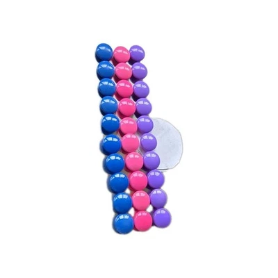 30  X Multicoloured Round Whiteboard Magnet Memo Notice Board Magnets - Image 1 of 4