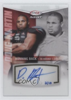 2013 SAGE Next Acetate Auto /10 Doug Martin #47 Auto - Image 1 of 2