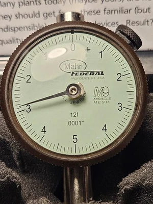 Mahr/Federal 12I Dial Indicator .0001" graduation "NEW OPEN BOX" - Image 1 of 4