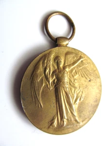 WW1 Victory Medal  24887 PTE. W. H. STAMP. E. YORK. R. - Picture 1 of 3
