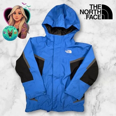 The North Face Niños XS 6 HyVent Azul Chaqueta Guía con Capucha Impermeable Nieve Lluvia Foto 1 de 4