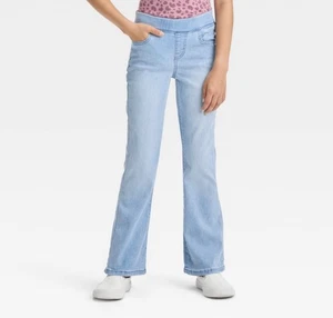 Cat & Jack Mädchen Größe 10 ausgestellt mittelhohe Taille zum Überziehen Baumwolle/Poly/Elastin - Bild 1 von 5