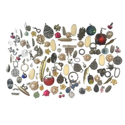 Lote de 120+ Dijes Colgantes Joyería de Moda Artesanía Varias Formas Estilo Tamaño Medios Foto 1 de 4
