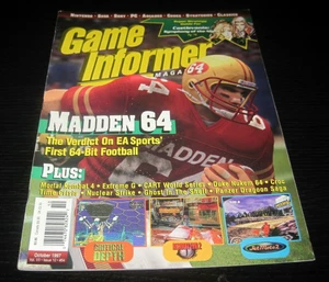 Vintage Game Informer Magazine Nintendo PS Nes Sega video games 1997 issue 54