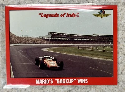 Mario’s “Backup” Wins Legends Of Indy 1992 Card #69 Indianapolis Motor Speedway - Image 1 of 2