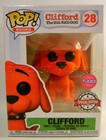 CLIFFORD 28 THE BIG RED DOG FLOCKED SPECIAL EDITION FUNKO POP BOOKS 2022 RARE