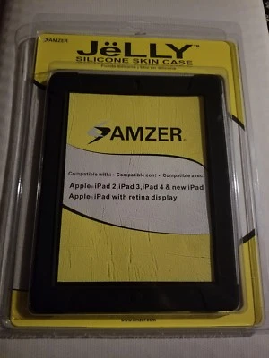 Amzer jelly silicone skin case Apple iPad 2, 3, 4  - Image 1 of 4