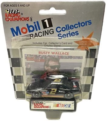 Racing Champions #2 Rusty Wallace Mobil 1 Racing Collectors Series Ac Spark New - Image 1 of 4