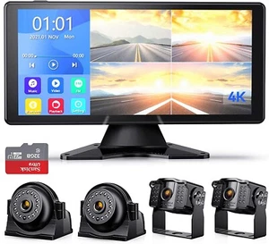 Xroose Wired Backup Camera Monitor, 4K Touch Screen DVR for Trailer Bus Truck - Picture 1 of 7