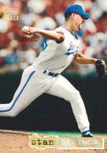 1994 Topps Stadium Club Golden Rainbow Baseball #8 Stan Belinda