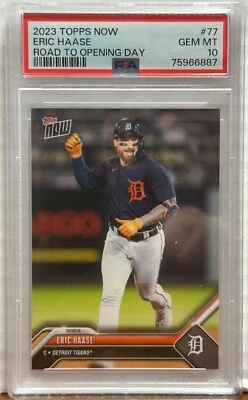 2023 Topps Now OD-77 Road to Opening Day PSA Gem Mint 10 Detroit Tigers - Image 1 of 2