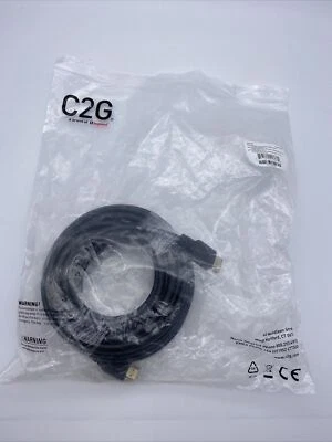 Cable HDMI activo de alta velocidad en pared C2G #41366 35 ft clasificación CL3, negro  Foto 1 de 4