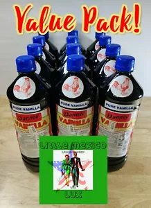 Twelve (12) Danncy Pure Mexican Vanilla Extract - Dark (1 Liter - Each) FREE โก๐ - Picture 1 of 9