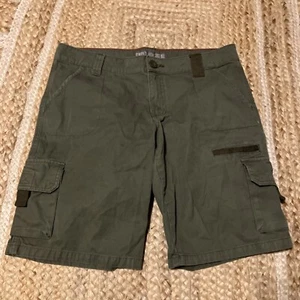 Dickies Women’s Cargo Shorts Relaxed Fit Green Size 10 - Picture 1 of 11