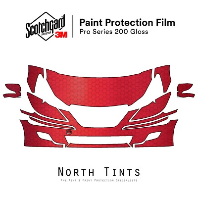 Sujetador transparente protección pintura precortada 3M PRO PPF para Hyundai Genesis Sedán 2009-2012 Foto 1 de 4