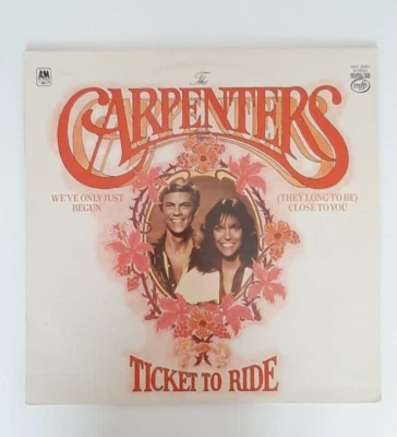 THE CARPENTERS TICKET TO RIDE LP 12" VINYL RECORD A&M (MFP 50431)  Great Britain - Image 1 of 4