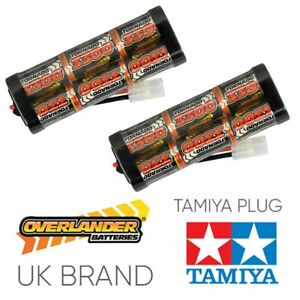 Overlander 2x 3300mah 7.2v Nimh Battery Pack Stick SubC - Tamiya RC Car